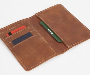 Leather Passport Wallet by Roots Canada, Luggage