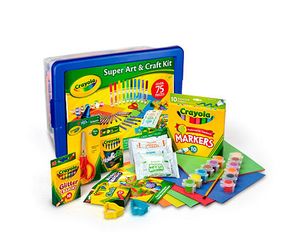 Crayola Super Art and Craft Kit  Art & craft kit, Art and craft kit, Craft  kits